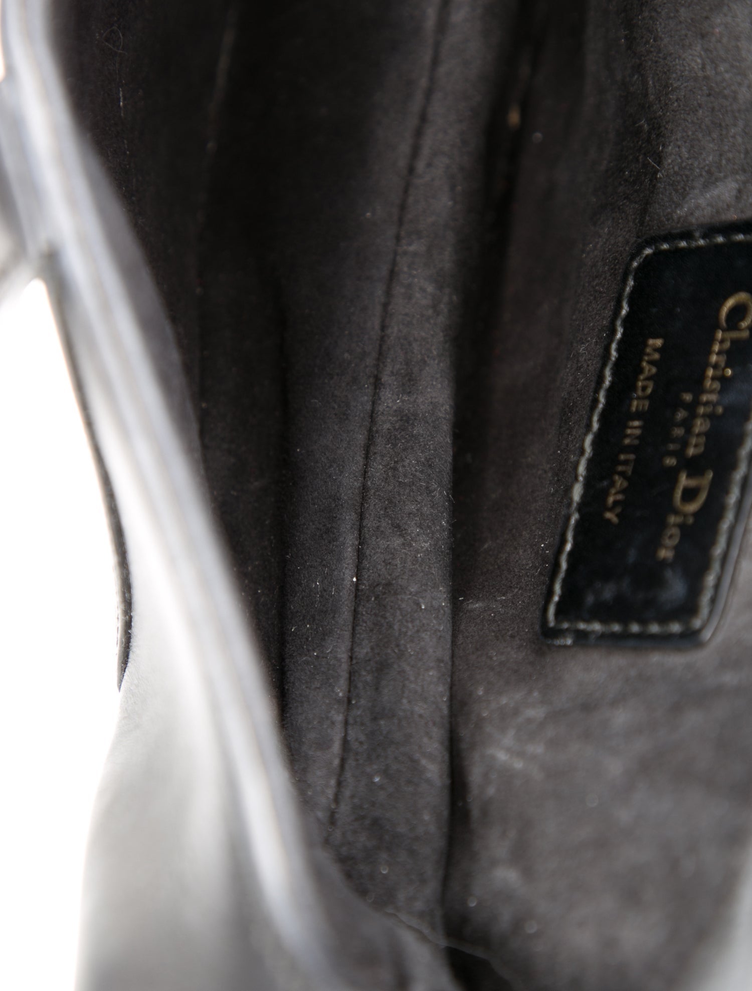 Christian Dior Leather Saddle